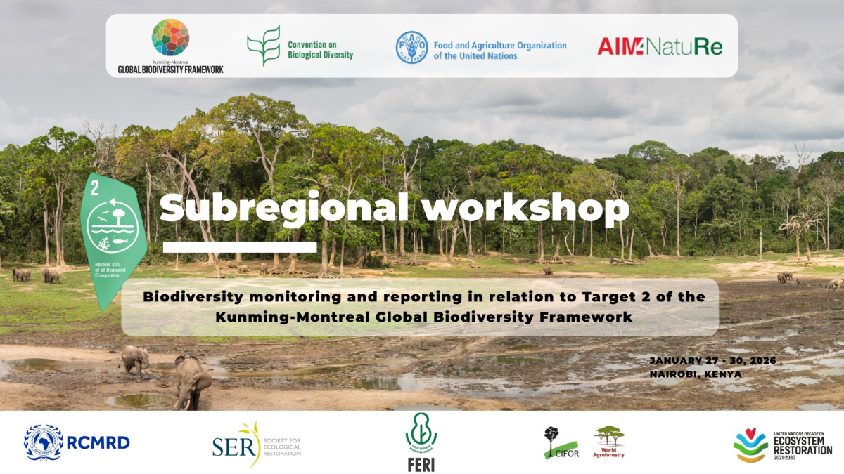 Subregional workshop on biodiversity monitoring and reporting in relation to Target 2 of the Kunming-Montreal Global Biodiversity Framework
